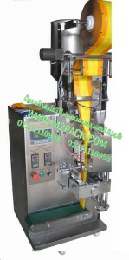 ماكينة تعبئة السوائل اللازجة  فى الاكياس و لحامها بنظام اللحام من الخلف اوتوماتيكيا موديل إم تو باك 505 ماركة المهندس منسي