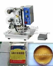 ماكينة طباعة تاريخ الإنتاج وتاريخ الصلاحية على أكياس محسنات الطعم موديل إم تو باك 322 ماركة المهندس منسي