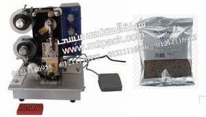 ماكينة طباعة تاريخ الانتاج والصلاحية على اكياس الكراوية موديل إم تو باك 322 ماركة المهندس منسي