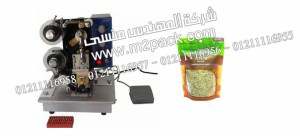 ماكينة طباعة تاريخ الانتاج والصلاحية على اكياس الينسون موديل إم تو باك 322 ماركة المهندس منسي