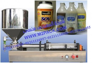 ماكينة تعبئة زجاجات لبن الصويا موديل 404 إم تو باك