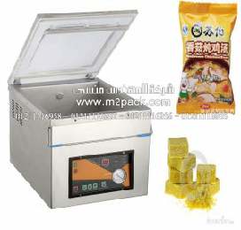 ماكينة تغليف مكسبات الطعم بالفاكيوم شفط هواء موديل إم تو باك 601 ماركة المهندس منسي