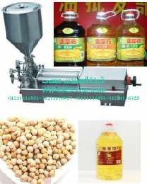 ماكينة تعبئة زجاجات سائل زيت الحمص موديل 404 إم تو باك