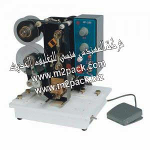 ماكينة طباعة التاريخ الحرارية موديل M2PACK 322 التى نقدمها نحن شركة المهندس منسي لتوريد جميع مستلزمات التغليف الحديث من مواد التعبئة و التغليف و الصناعات الهندسيه – ام تو باك