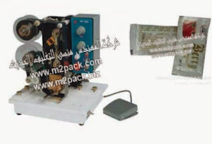 ماكينة طباعة تاريخ الانتاج وتاريخ الصلاحية علي اكياس الكاتشاب مقدمه لكم من شركة المهندس منسي للصناعات الهندسية والتغليف الحديث ام تو باك :