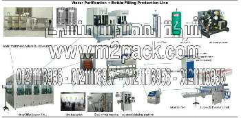 خط تعبئة كامل لتعبئة العصائرزجاج من شركة المهندس منسى للتغليف الحديث ام توباك